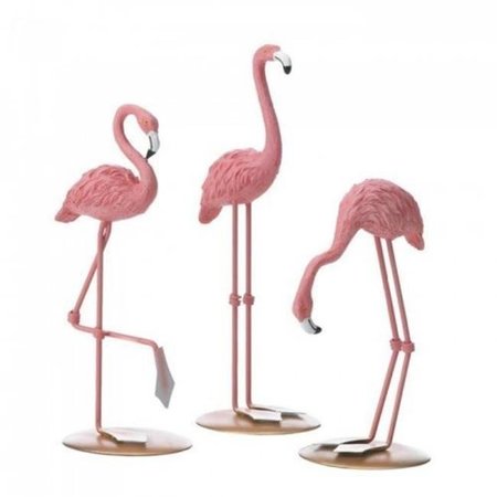 ACCENT PLUS Accent Plus 10018569 Tabletop Flamingo Trio Figurines 10018569